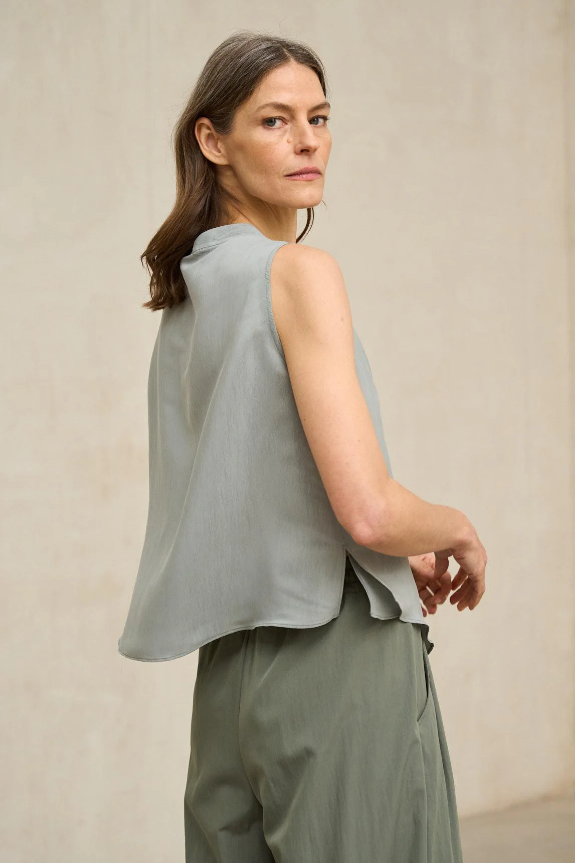 Blusa Nireya gris azulado - Image 4