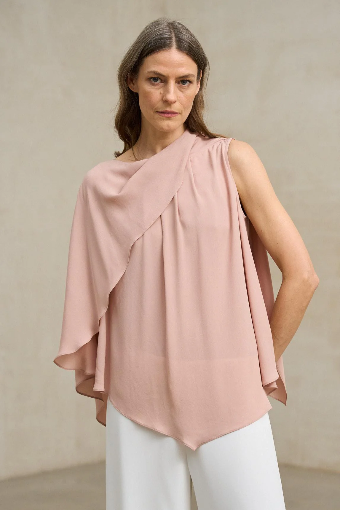 Blusa Támara rosa empolvado - Image 6