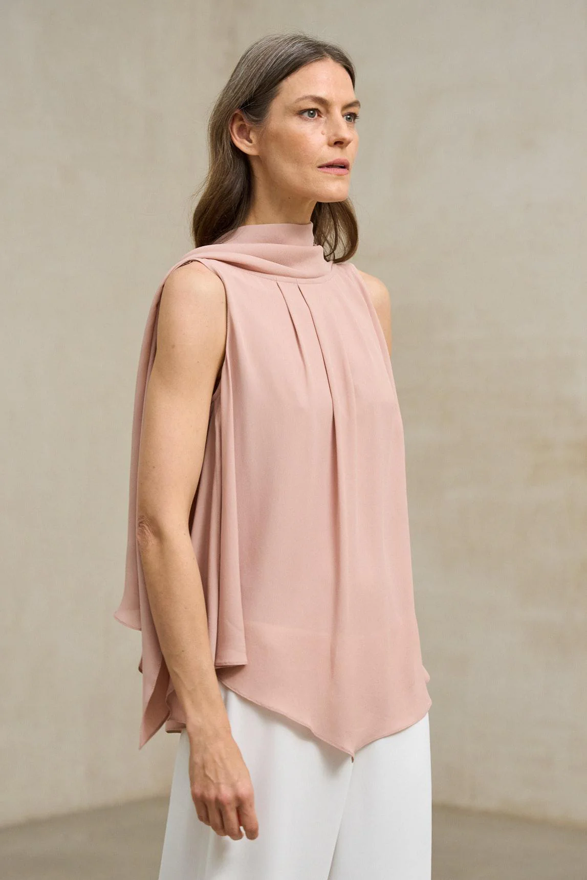 Blusa Támara rosa empolvado - Image 7
