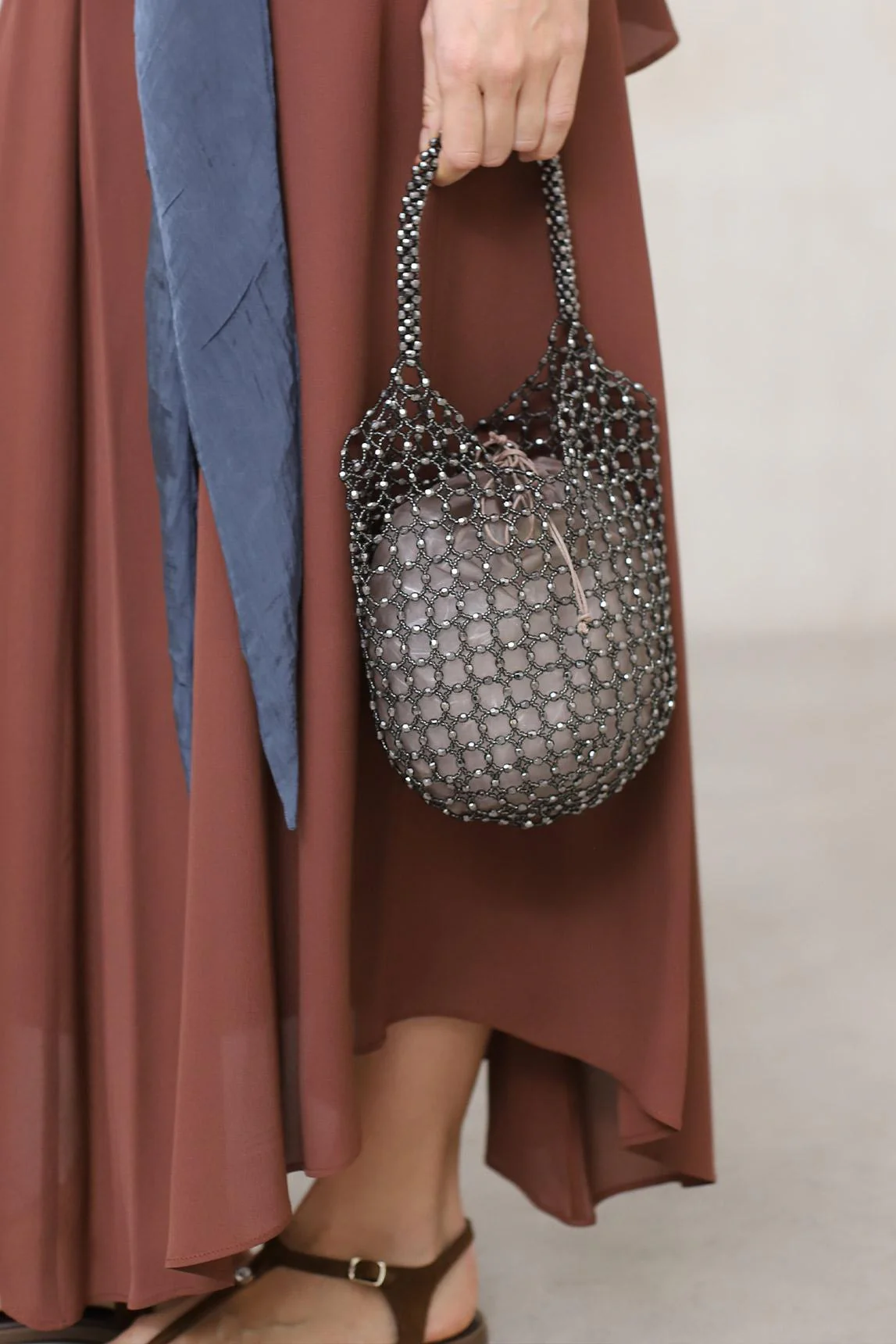 Bolso Lysenne malla metalizada - Image 3