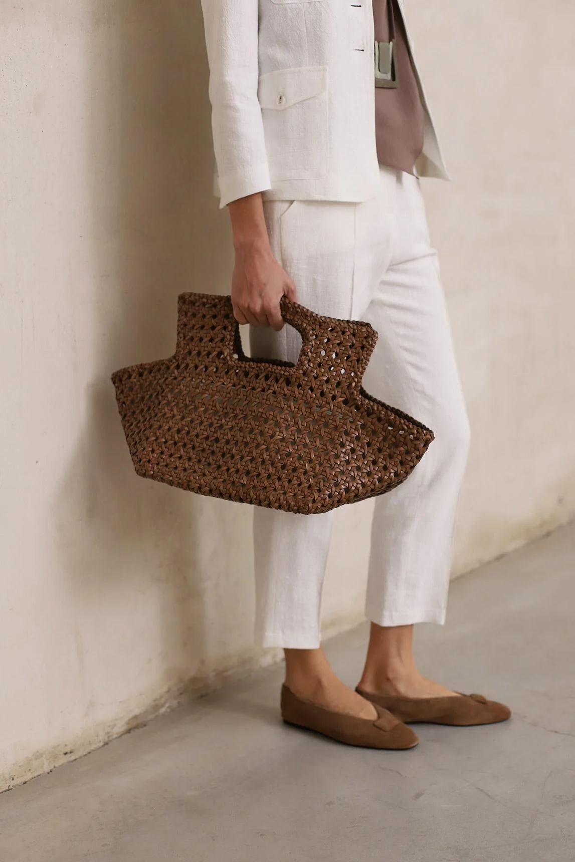 Bolso Saelis cuero camel - Image 4