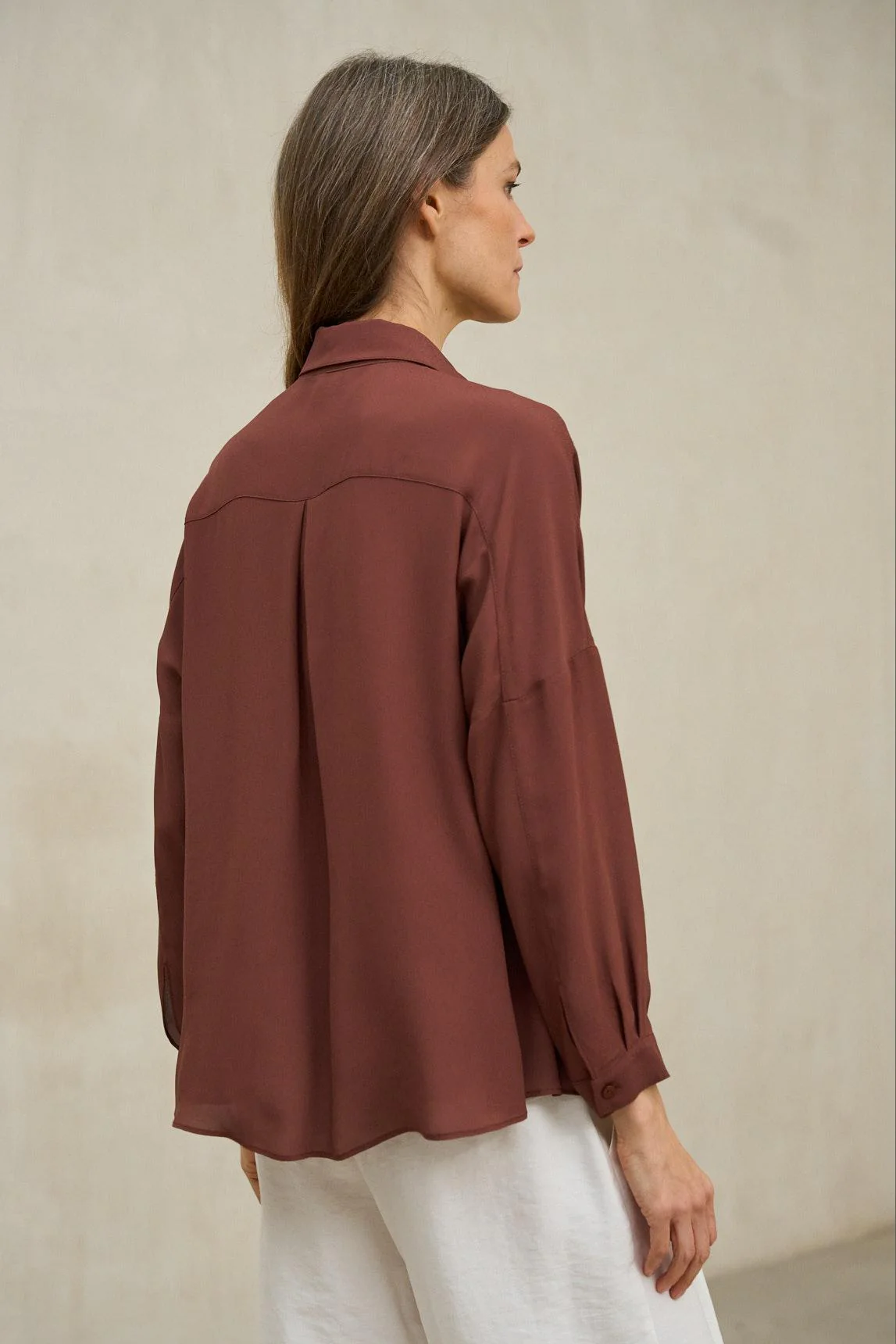 Camisa Arlen marrón - Image 3