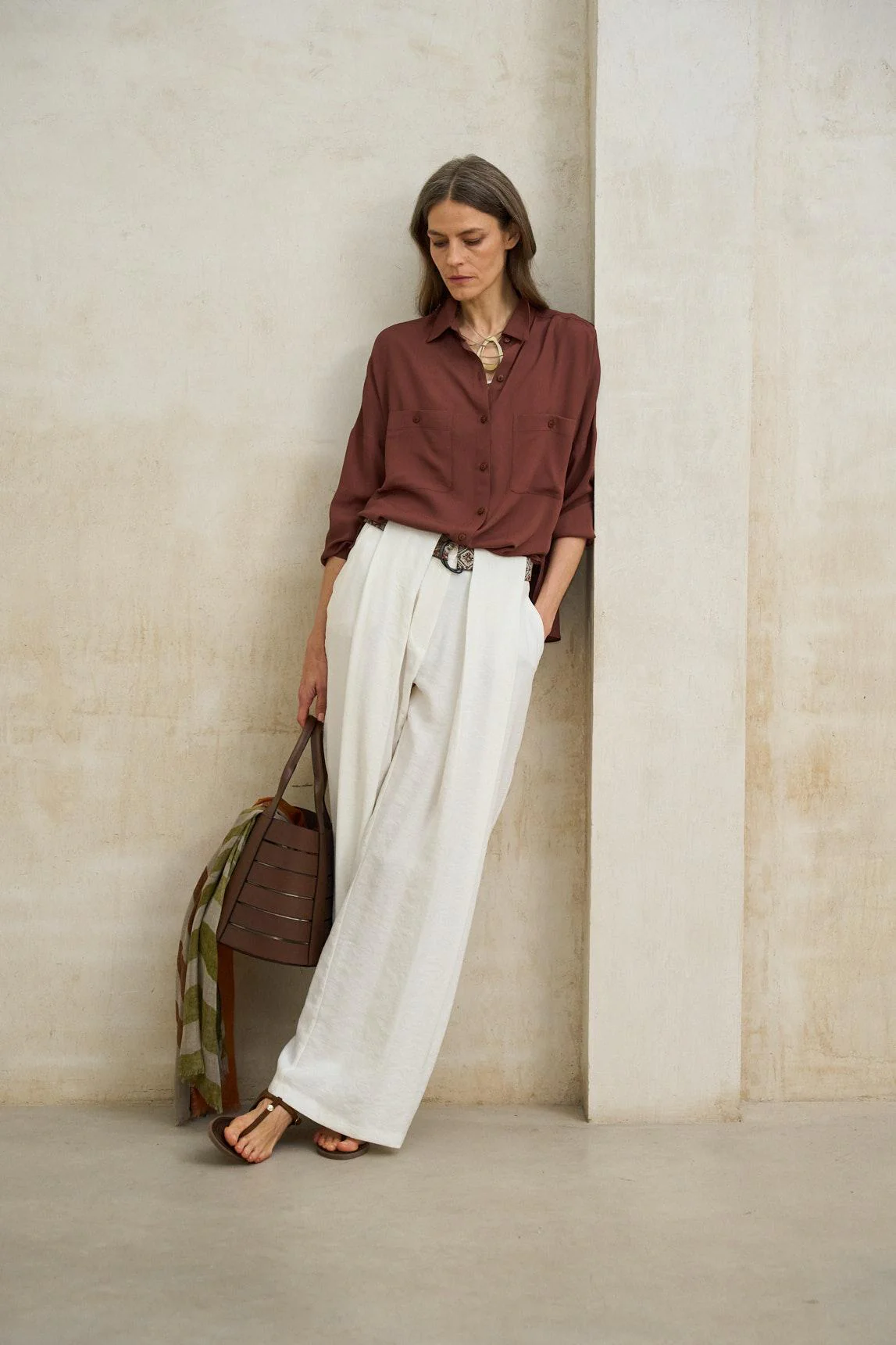 Camisa Arlen marrón - Image 4