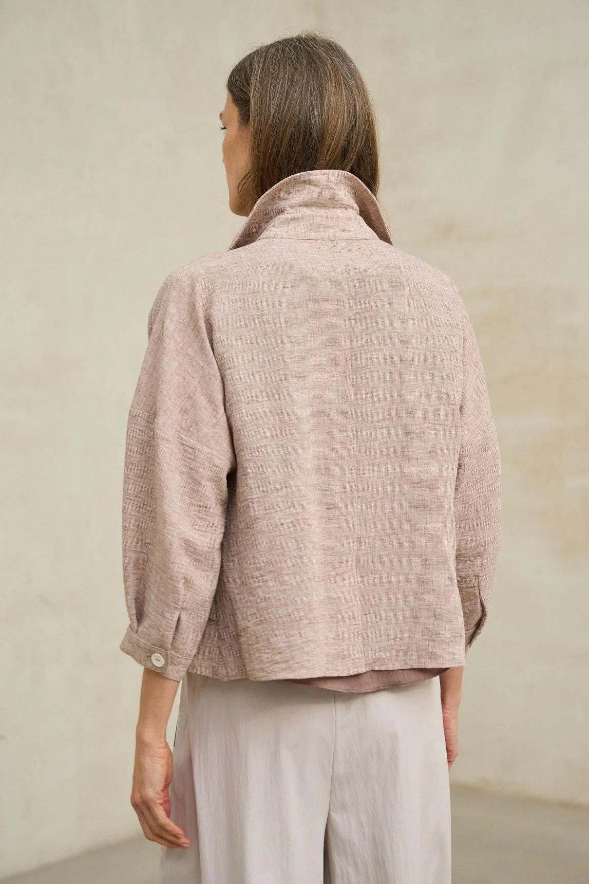 Chaqueta Lise color arena - Image 4