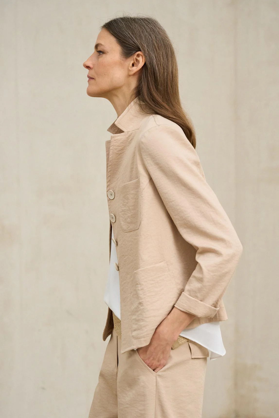 Chaqueta Alva Beige - Image 3