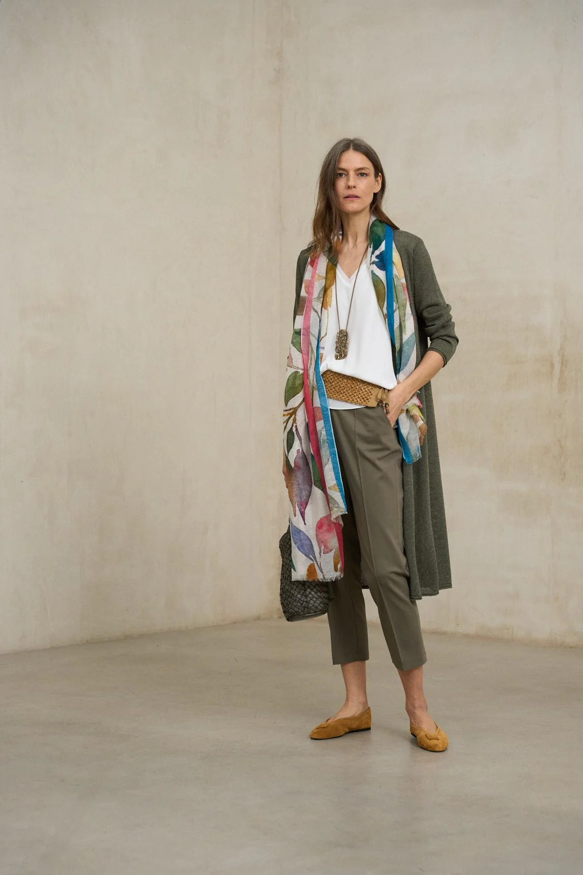 Chaqueta punto Avelin verde oliva - Image 5