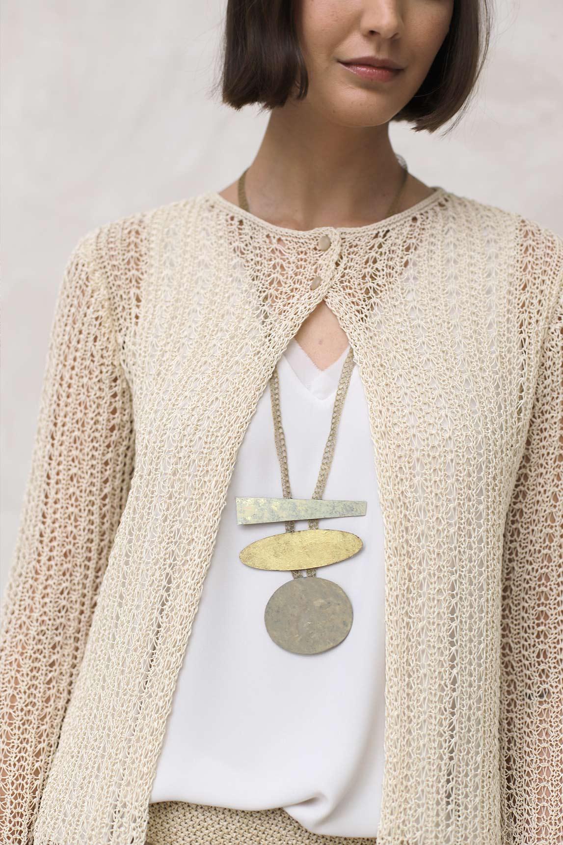 Collar Orvian Latón  FL Private Collection - Image 3