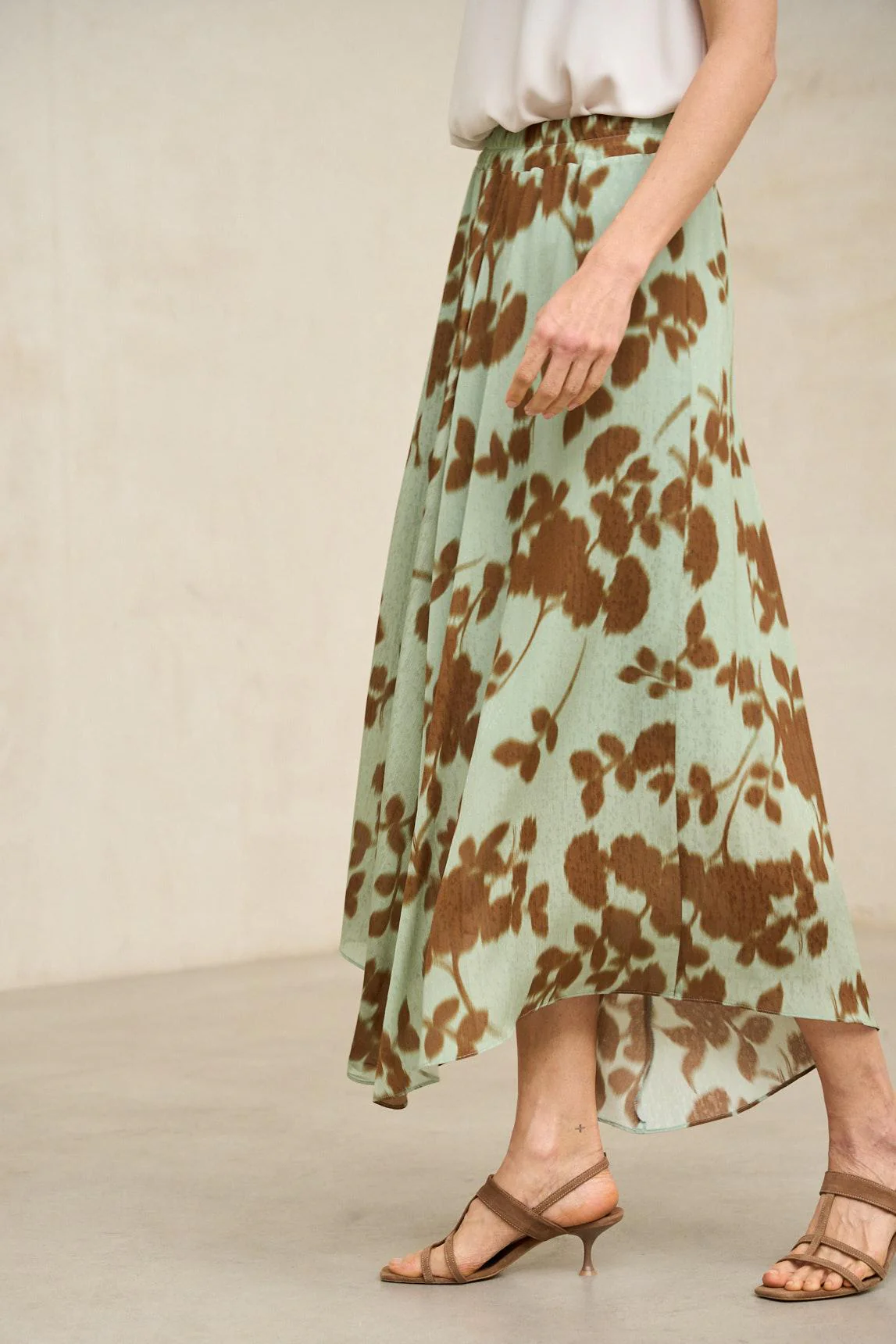 Falda Ailén estampado verde - Image 3
