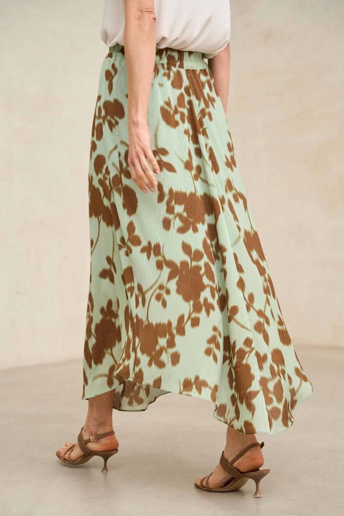 Falda Ailén estampado verde - Image 4