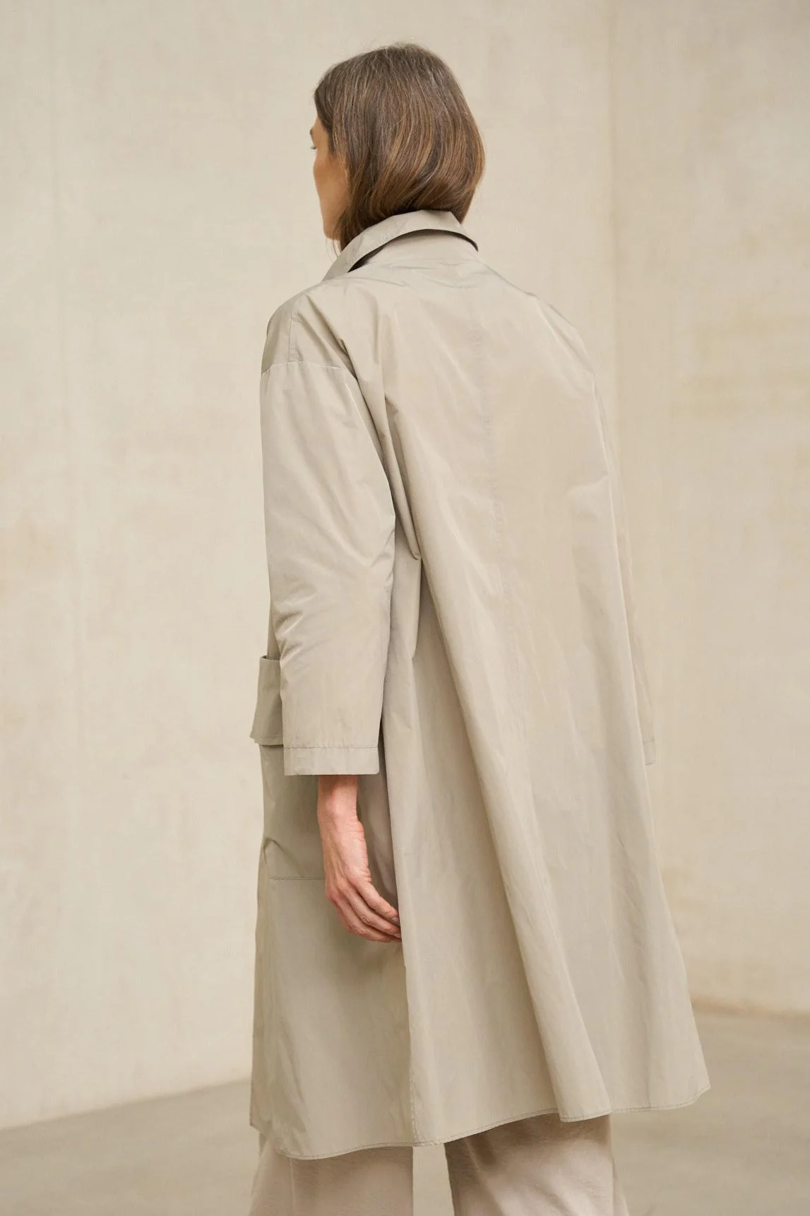 Gabardina Cendre arena - Image 3
