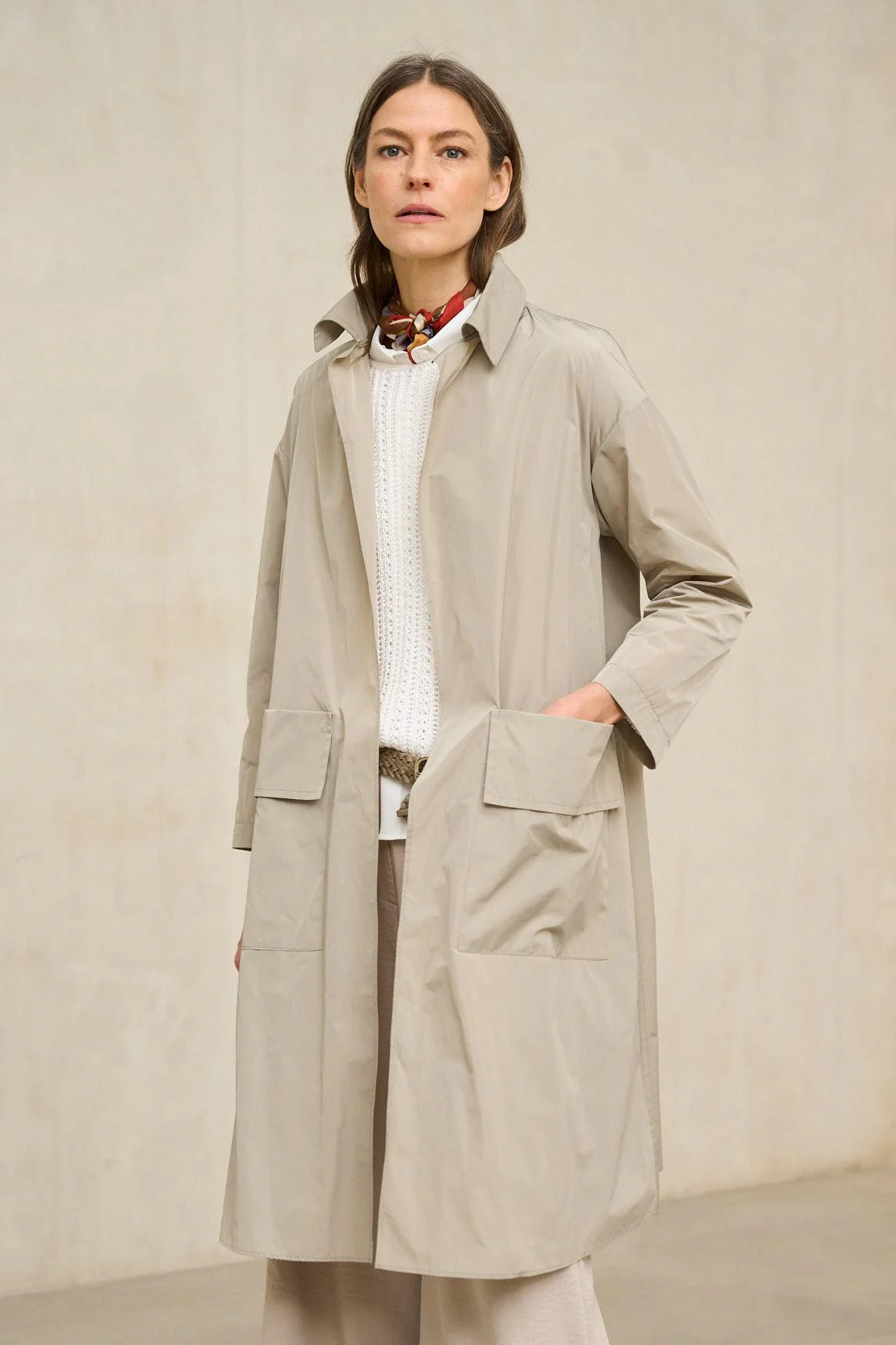 Gabardina Cendre arena - Image 4