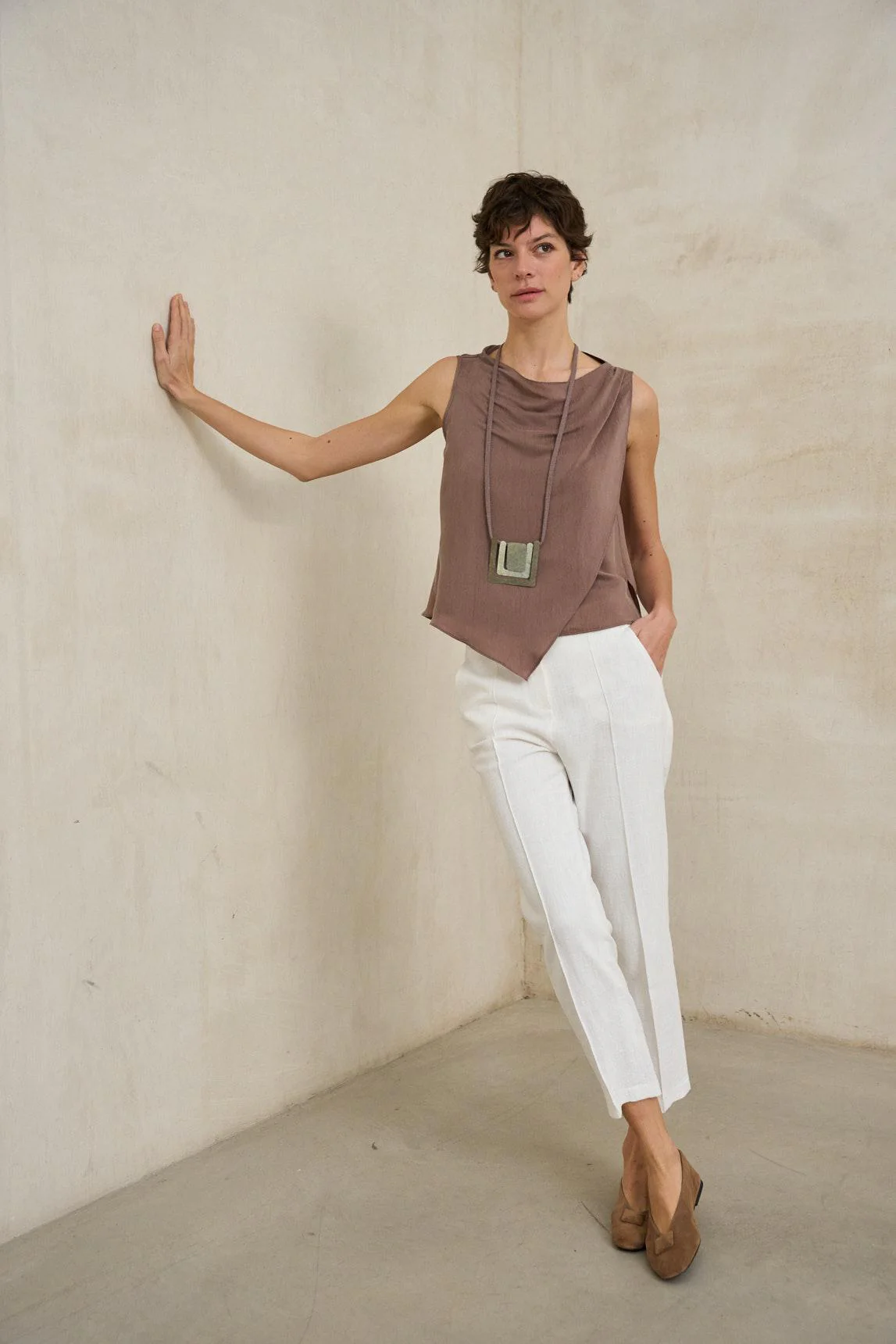Pantalón Axis blanco - Image 4