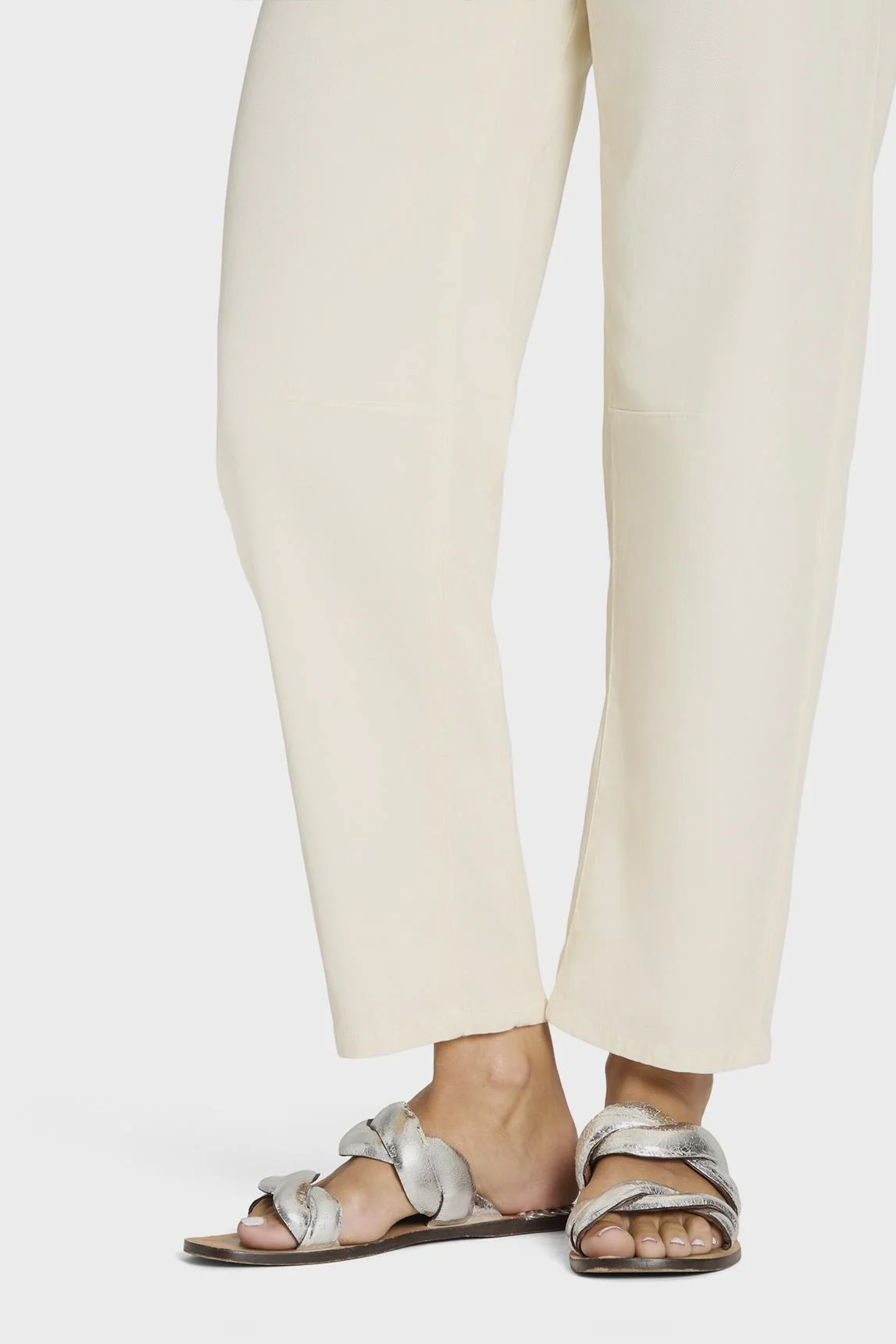 Pantalón Cambio O-Shape Cropped Orelie blanco roto - Image 5