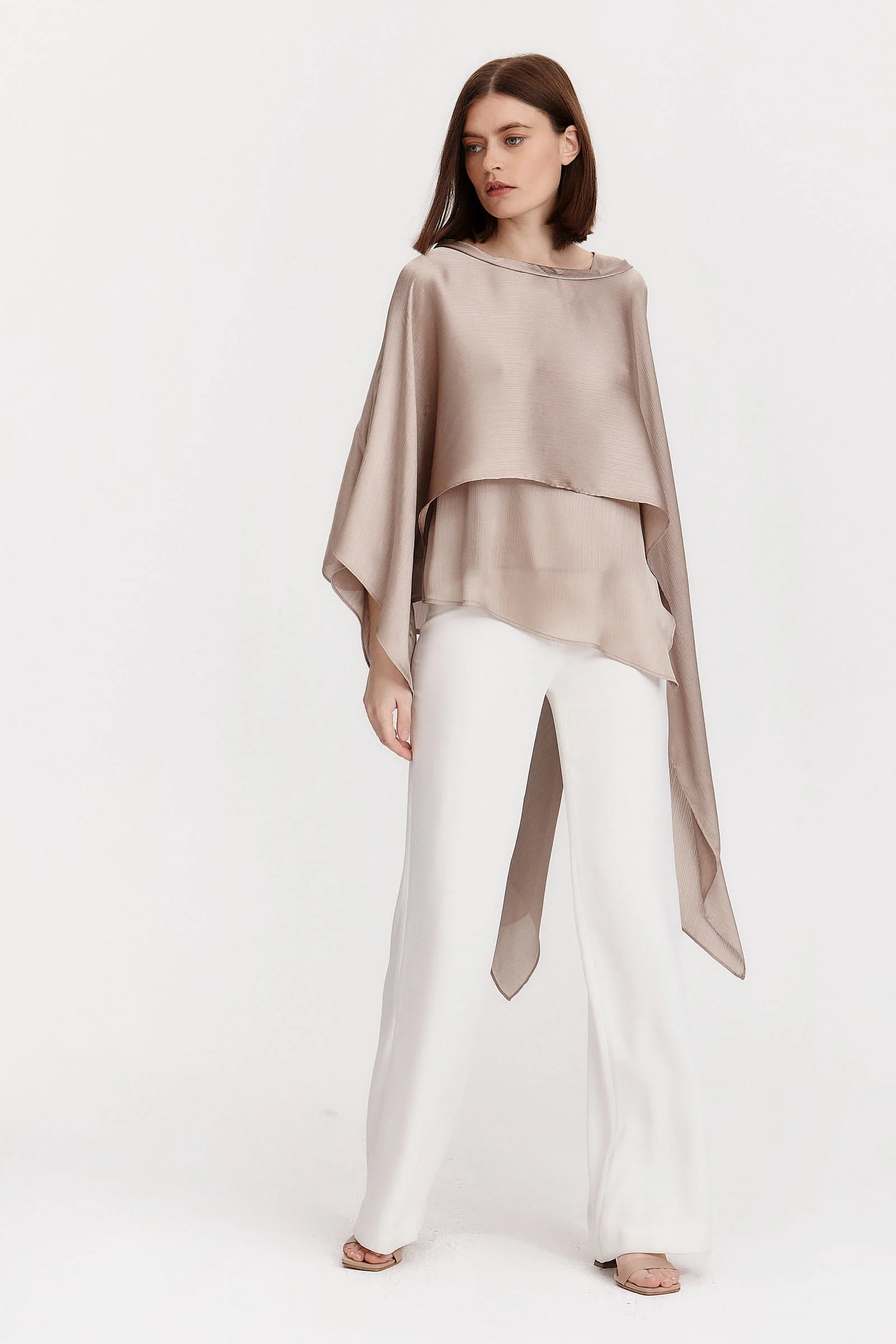 Pantalón palazzo blanco - Image 5