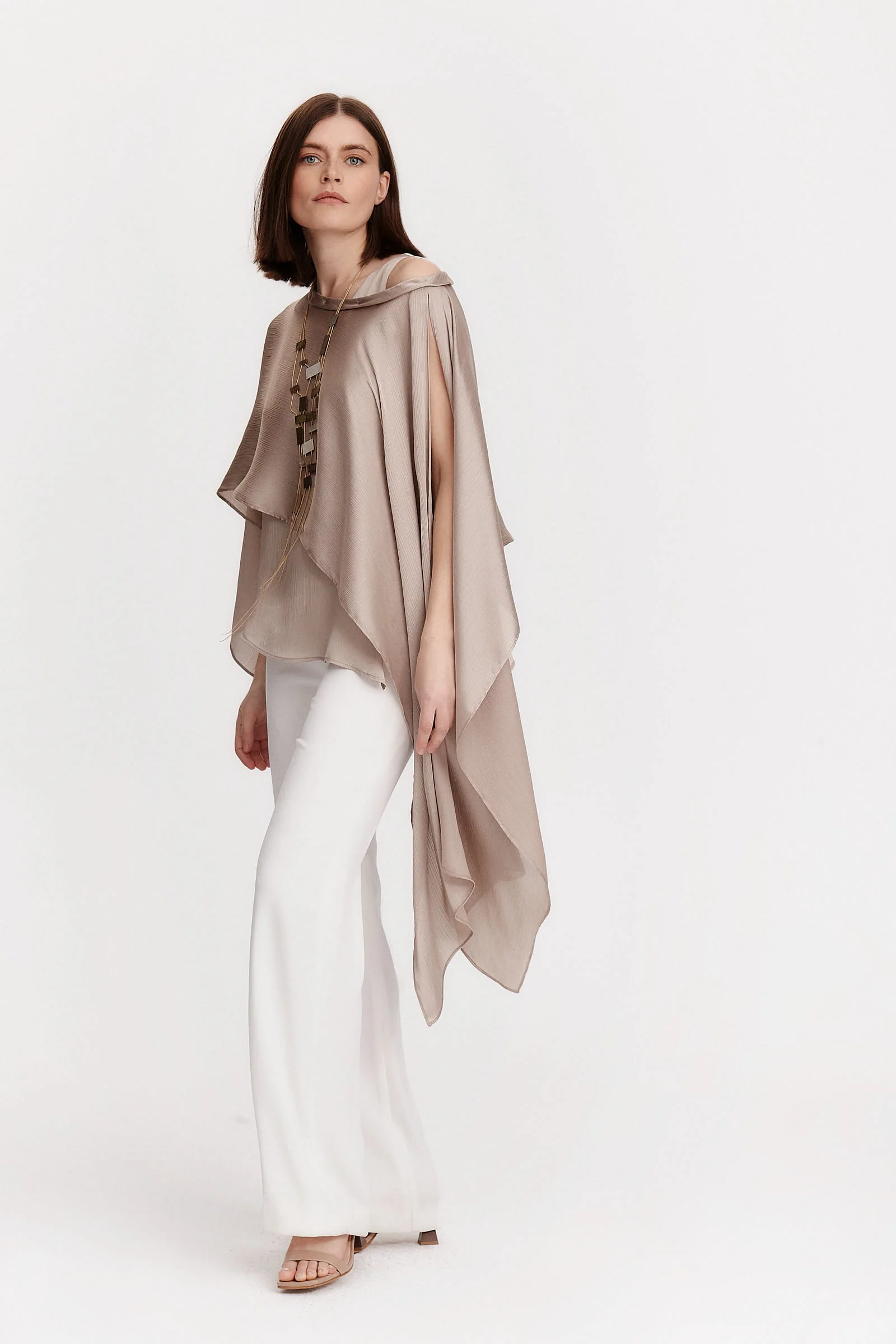 Pantalón palazzo blanco - Image 6