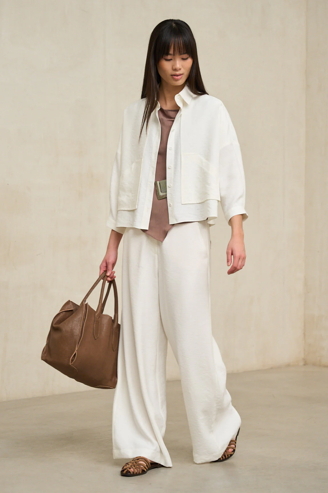 Sandalia Cangrejera Lareth camel - Image 6
