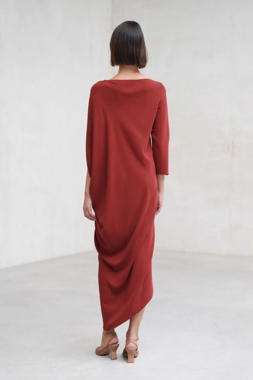 Vestido Amanda cereza - Image 4