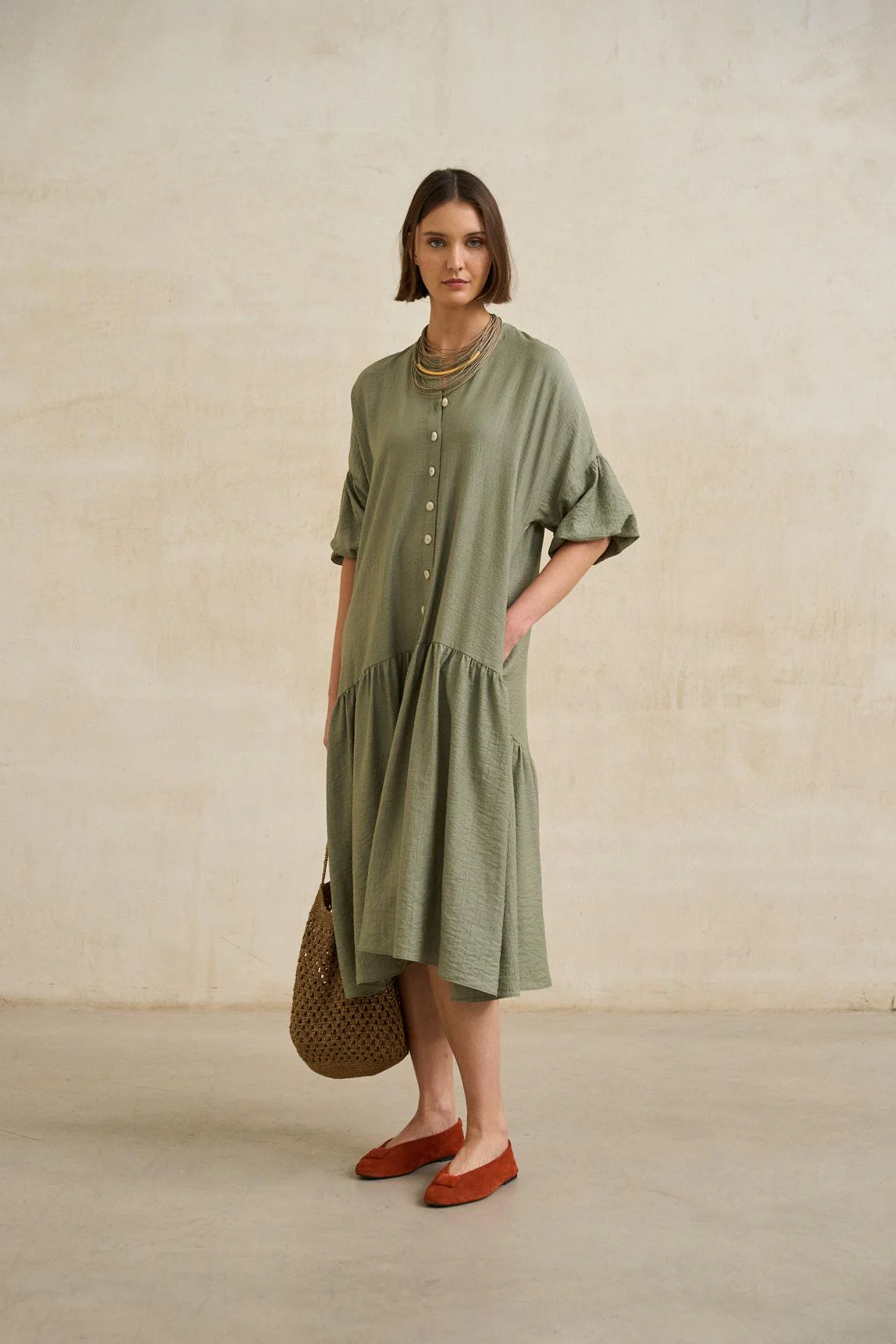 Vestido Arisse verde - Image 4