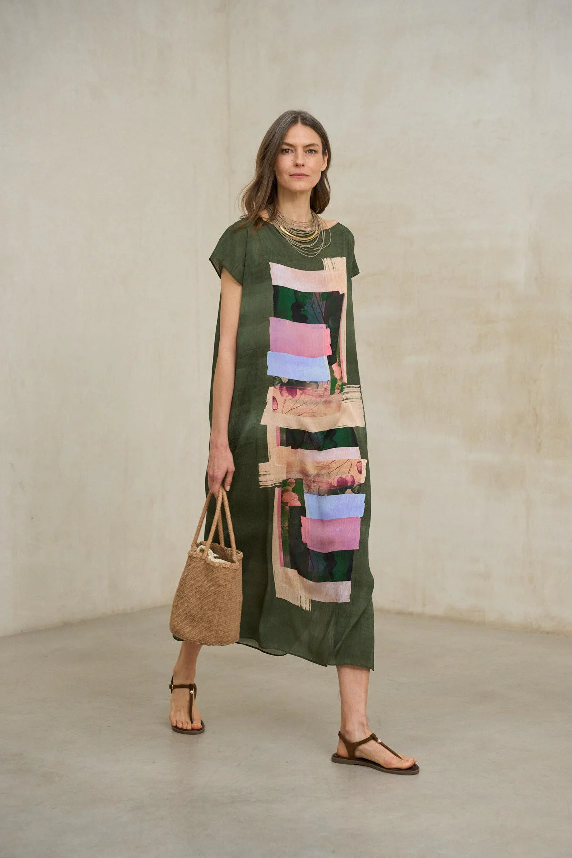 Vestido Arven estampado geométrico - Image 4