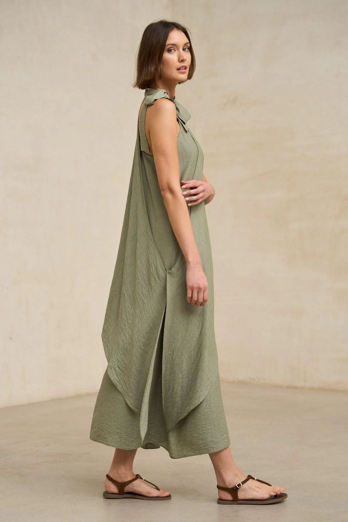 Vestido Ilena verde - Image 3