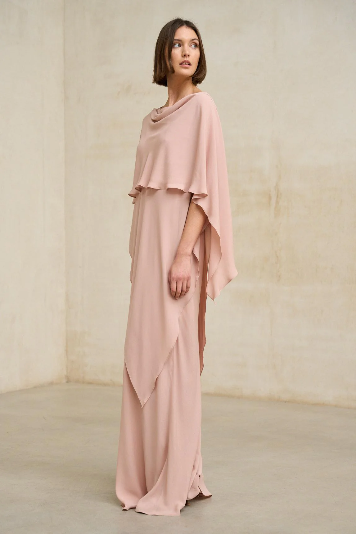 Vestido Kaedryn rosa empolvado - Image 5