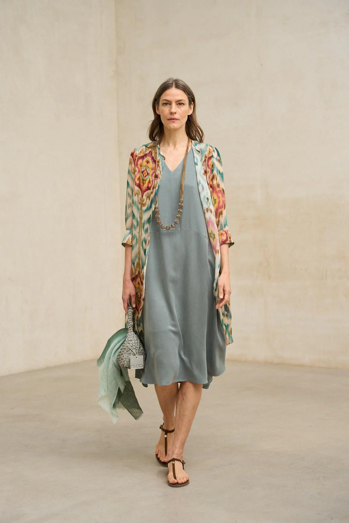 Vestido Naïra verde salvia - Image 4