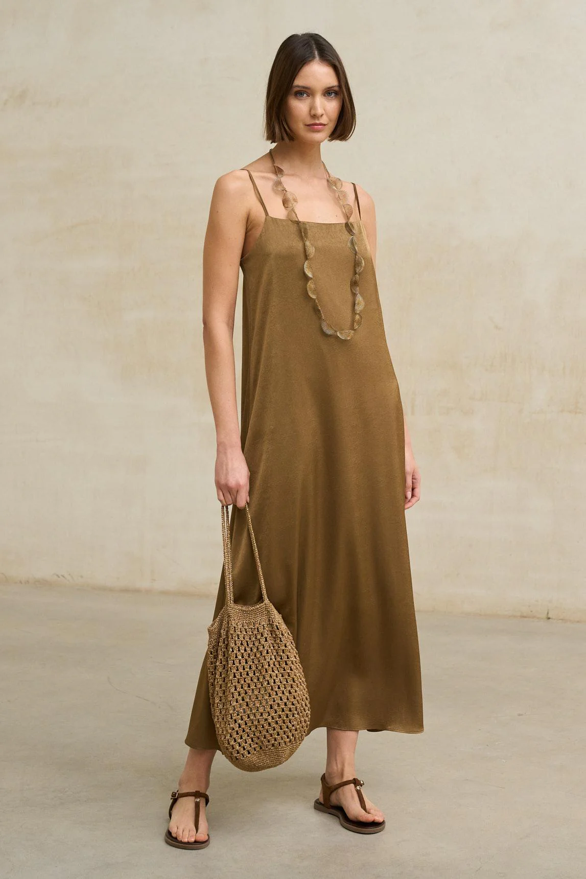 Vestido Odine camel - Image 5